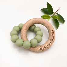 Load image into Gallery viewer, “My First Christmas” Duo Teether