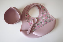 Load image into Gallery viewer, Flower & Dusty Pink Baby Dinner Set
