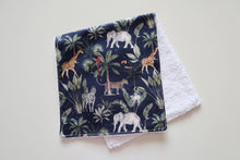 Load image into Gallery viewer, Night Safari Burp Cloth