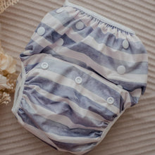 Load image into Gallery viewer, Slate Stripe Swimming Nappy