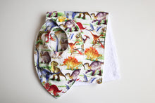 Load image into Gallery viewer, Boris Dinosaur Burp Cloth