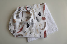 Load image into Gallery viewer, Boho Palm Leaf Burp Cloth