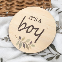 Load image into Gallery viewer, Gender Reveal or Pregnancy Milestone Discs