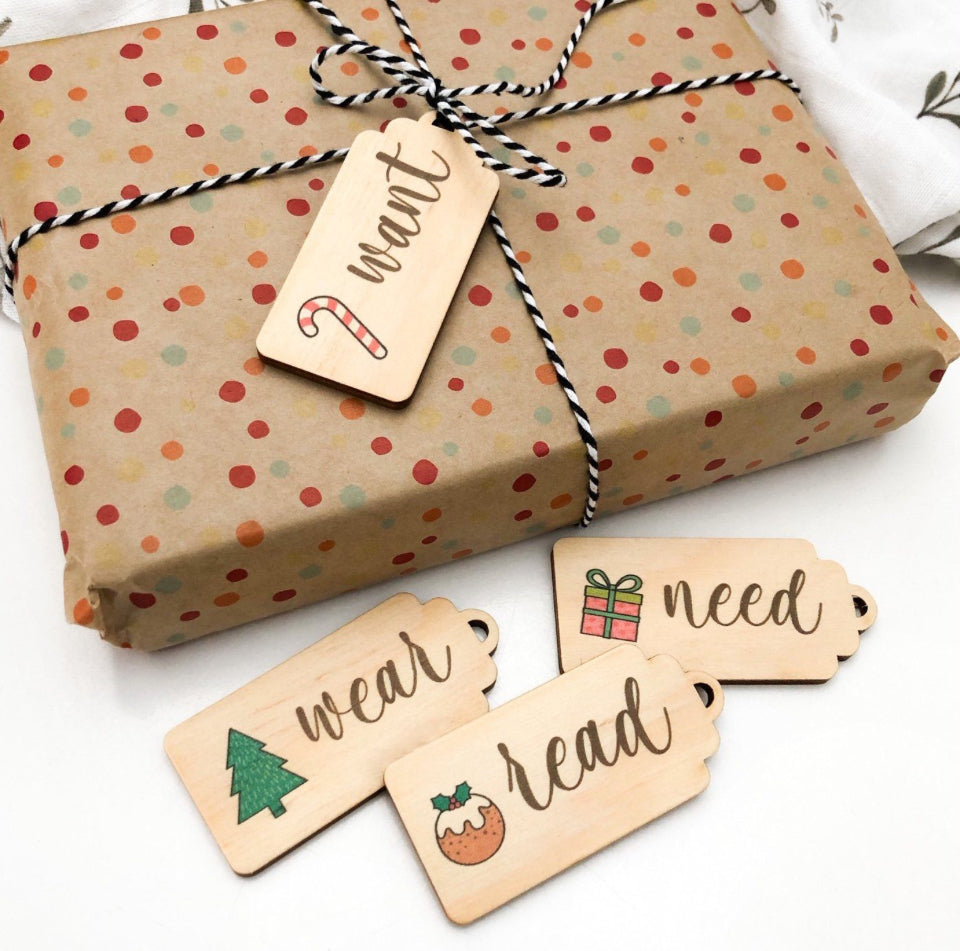 Simplicity Gift Tags - Colour Christmas