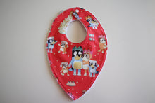 Load image into Gallery viewer, Bluey Christmas Bib Red
