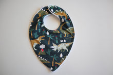 Load image into Gallery viewer, Dark Green Dino Bib
