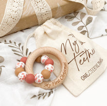 Load image into Gallery viewer, “My First Christmas” Duo Teether
