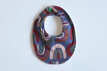 Load image into Gallery viewer, Navy Retro Rainbow Bib

