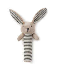 Load image into Gallery viewer, Bunny Rattle- Grey

