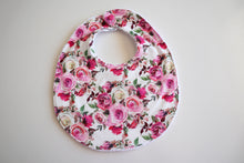 Load image into Gallery viewer, Pretty Pink Roses Bib
