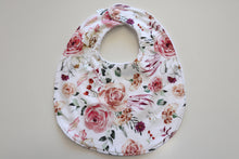 Load image into Gallery viewer, Peachy Pink Roses Bib
