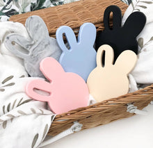 Load image into Gallery viewer, Bunny Silicone Teething Disc
