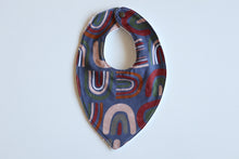Load image into Gallery viewer, Navy Retro Rainbow Bib
