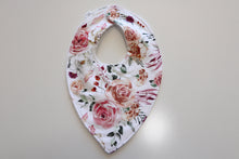 Load image into Gallery viewer, Peachy Pink Roses Bib
