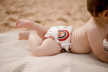 Load image into Gallery viewer, Earth Tones Rainbow Swimming Nappy
