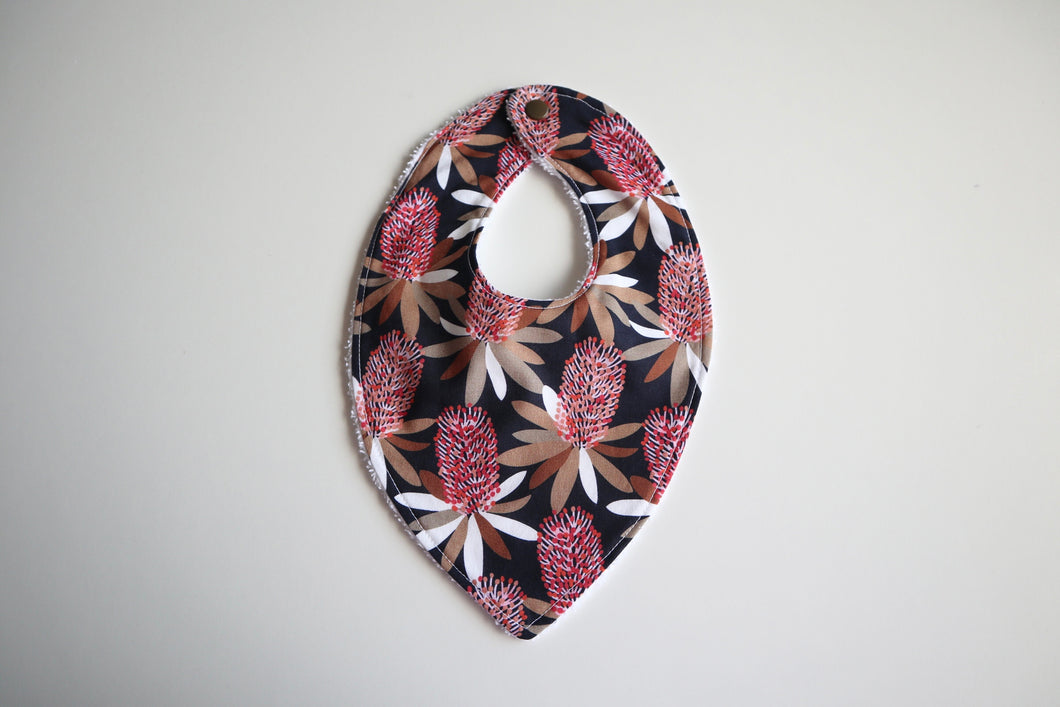 Banksia Navy Bib