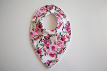 Load image into Gallery viewer, Pretty Pink Roses Bib
