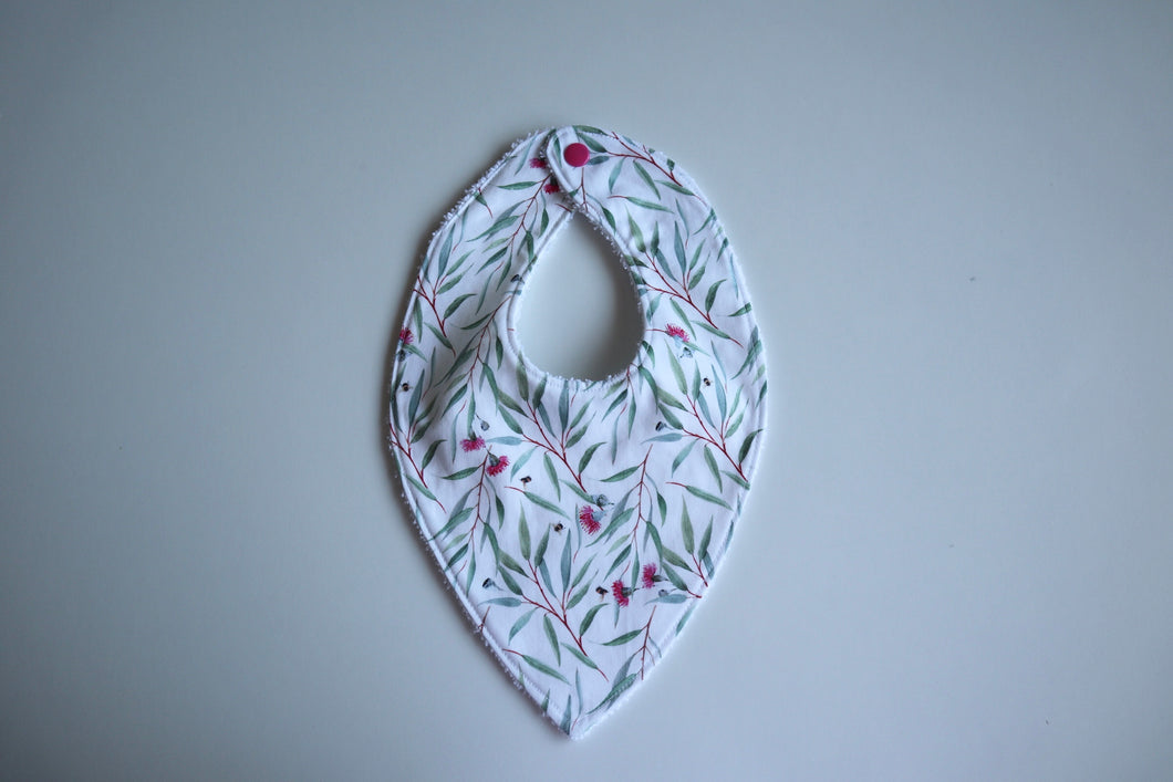 Bee Pink Eucalypt Bib