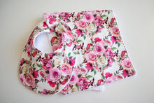 Load image into Gallery viewer, Pretty Pink Roses Bib
