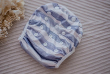 Load image into Gallery viewer, Slate Stripe Swimming Nappy
