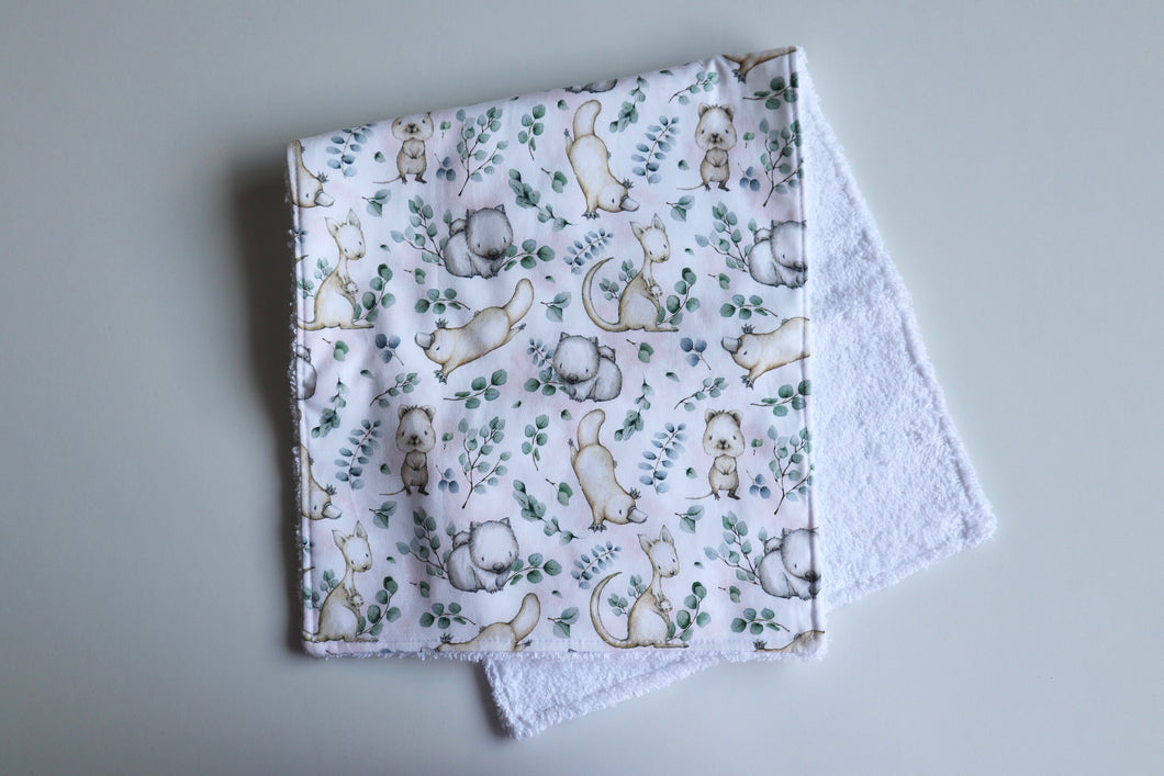 Quokka Friend Burp Cloth