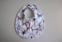Load image into Gallery viewer, Grey Safari Bib

