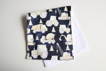 Load image into Gallery viewer, Riley Navy Burp Cloth
