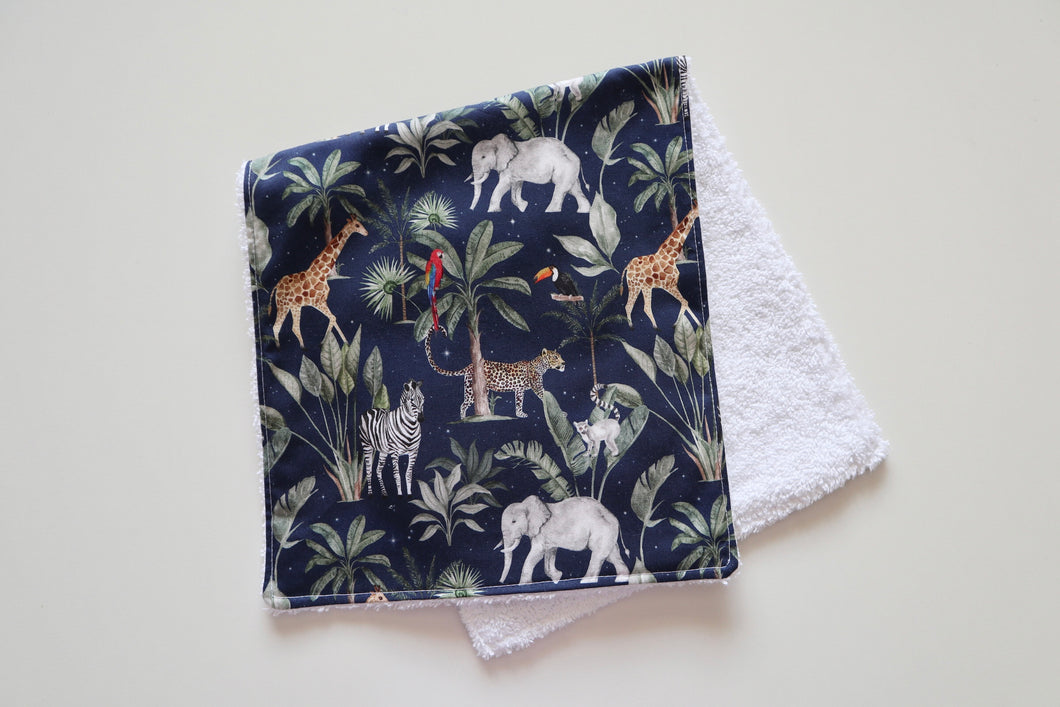 Night Safari Burp Cloth