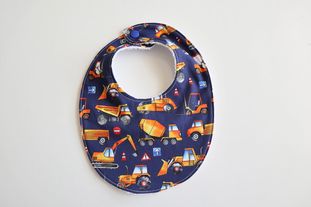 Hard Work Navy Bib