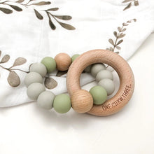 Load image into Gallery viewer, Australiana Edition - SINGLE RATTLE Silicone and Beech Wood Teether
