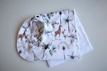 Load image into Gallery viewer, Grey Safari Burp Cloth
