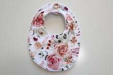 Load image into Gallery viewer, Peachy Pink Roses Bib
