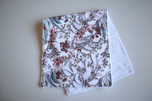 Load image into Gallery viewer, Native Flowers Burp Cloth
