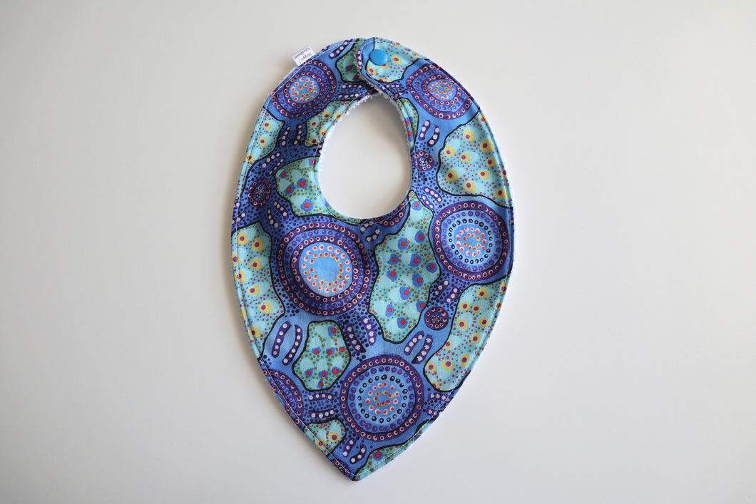 Water Dreaming Blue Bib